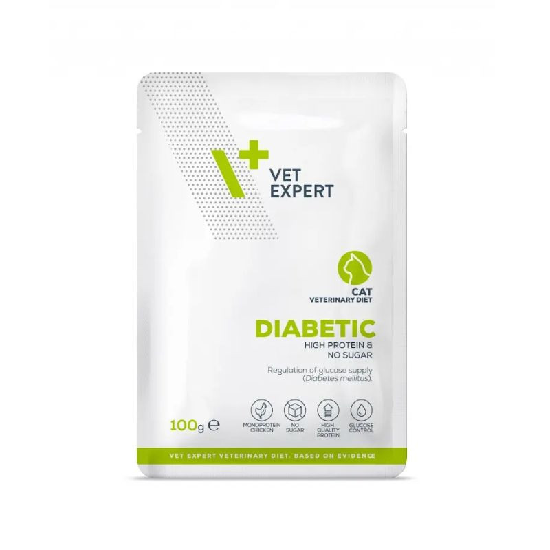 VetExpert Veterinary Diet Diabetic guliašas katėms - Zoobaze.lt