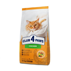 Club 4 Paws Premium sausas pašaras su vištiena katėms nuo 7 metų - Zoobazė.lt