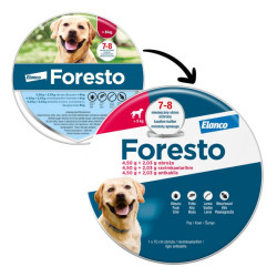 Foresto antkaklis šunims sveriantiems daugiau nei 8 kg
