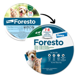 Foresto antkaklis katėms ir mažiems šunims iki 8 kg - Zoobaze.lt