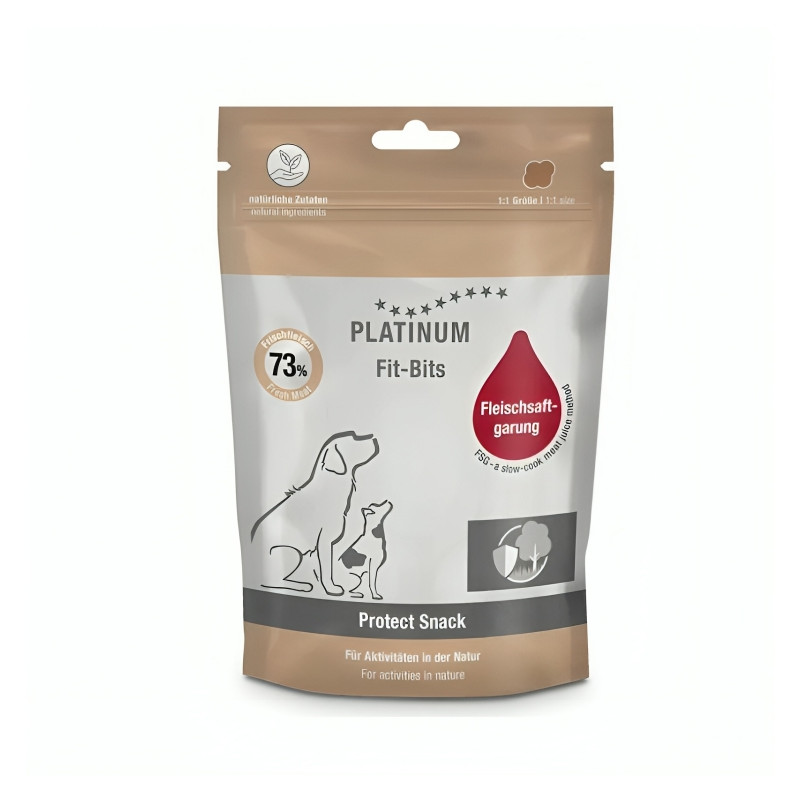 Platinum Fit-Bits Protect skanėstai su vištiena šunims - Zoobazė.lt