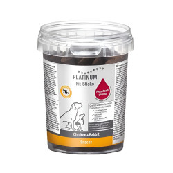 Platinum Fit-Sticks skanėstai su vištiena ir triušiena šunims - Zoobazė.lt