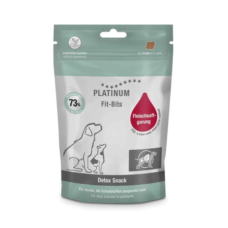 Platinum Fit-Bits Detox skanėstai su vištiena šunims - Zoobazė.lt