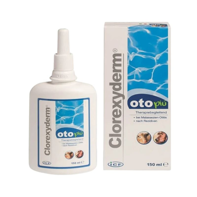 Clorexyderm OTO Piu ausų valiklis šunims ir katėms - Zoobaze.lt