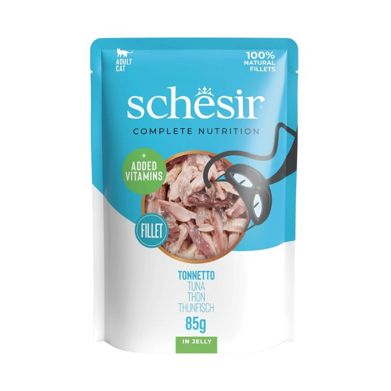 Schesir C&B guliašas su tunu drebučiuose katėms - Zoobazė.lt