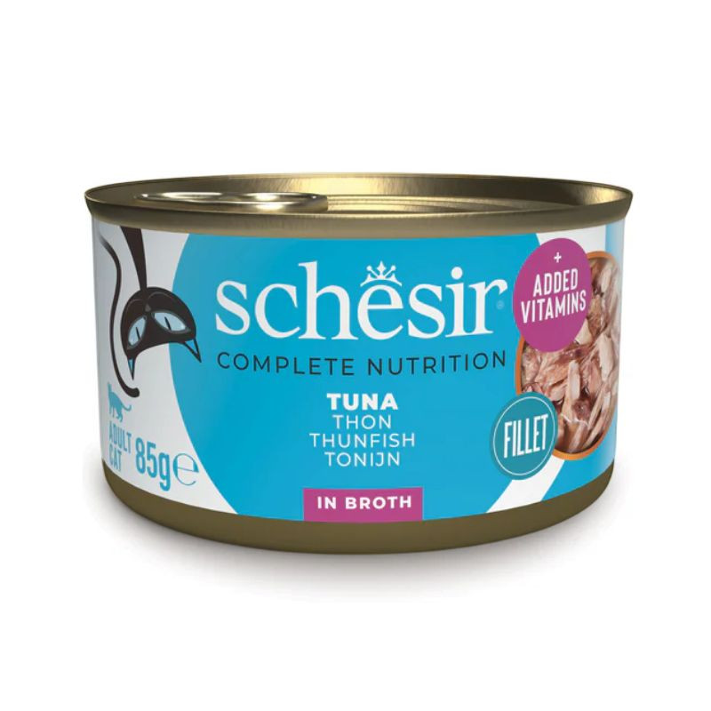 Schesir C&B konservai su tunu sultinyje katėms - Zoobazė.lt