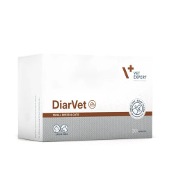VetExpert DiarVet papildai nuo viduriavimo mažų veislių šunims ir katėms - Zoobaze.lt