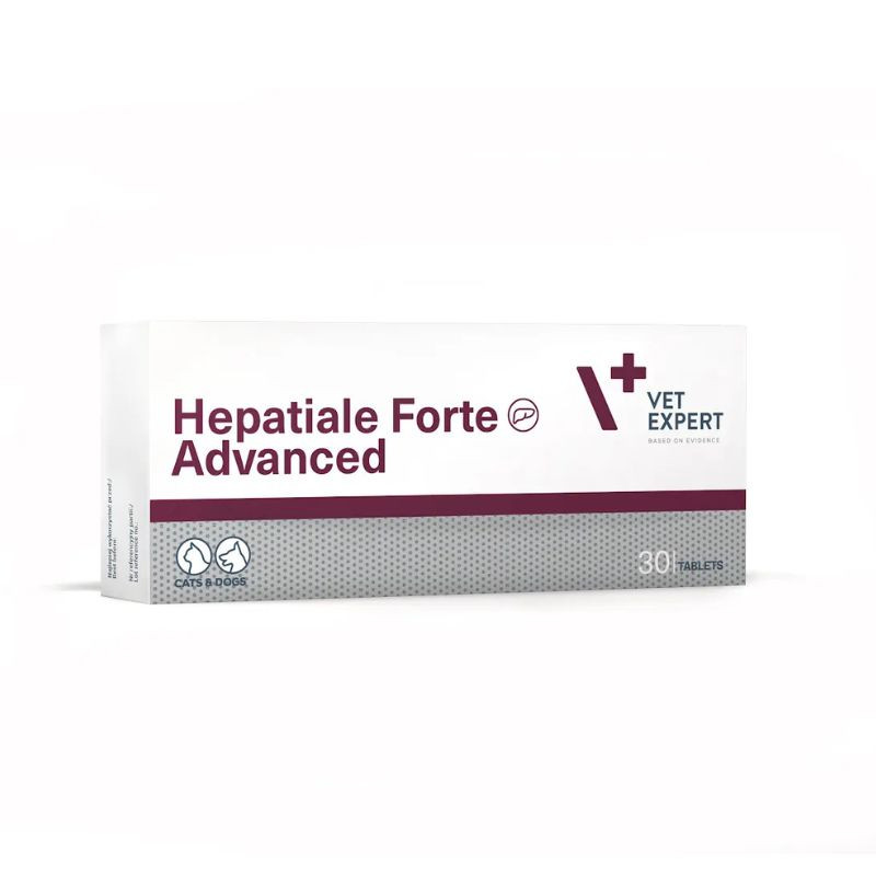 VetExpert Hepatiale Forte Advanced papildai kepenims šunims ir katėms - Zoobaze.lt