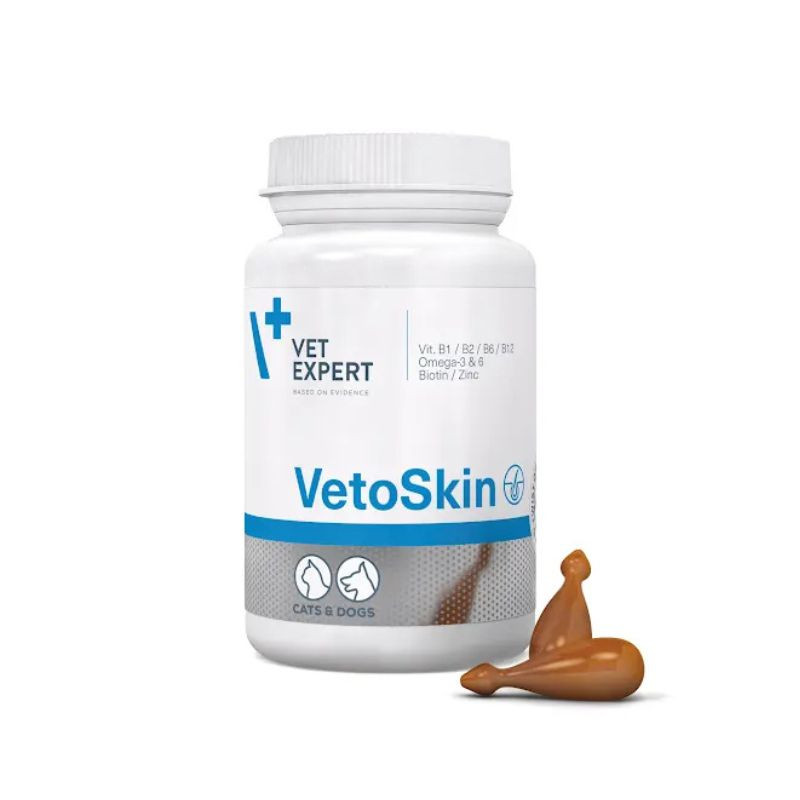 VetExpert VetoSkin papildai odai šunims ir katėms - Zoobaze.lt
