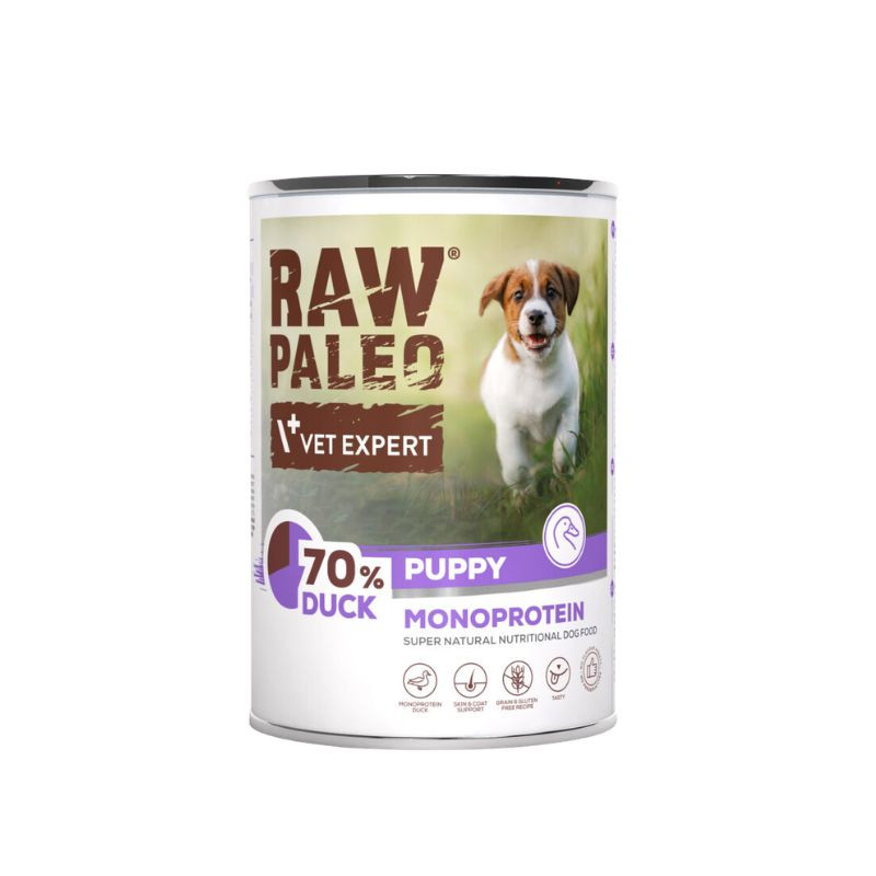 VetExpert Raw Paleo Puppy konservai su antiena šuniukams - Zoobaze.lt