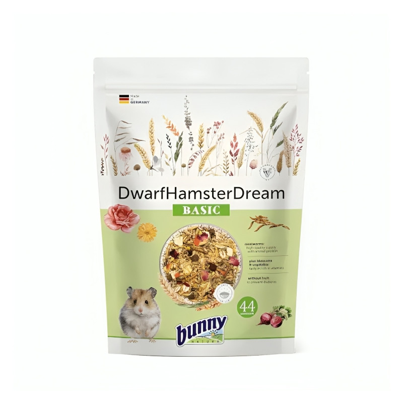 Bunny Dream Basic pašaras nykštukiniams žiurkėnams - Zoobazė.lt