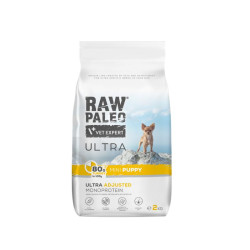 VetExpert Raw Paleo Ultra Mini Puppy sausas pašaras su kalakutiena šuniukams - Zoobaze.lt