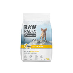 VetExpert Raw Paleo Ultra Mini Puppy sausas pašaras su kalakutiena šuniukams - Zoobaze.lt
