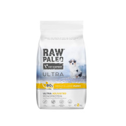 VetExpert Raw Paleo Ultra Puppy Medium & Large sausas pašaras su kalakutiena šuniukams - Zoobaze.lt