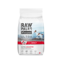 VetExpert Raw Paleo Ultra Adult Mini sausas pašaras su jautiena mažų veislių šunims - Zoobaze.lt