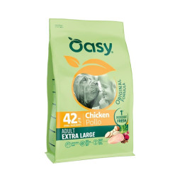 Oasy Original Adult Extra Large sausas pašaras su vištiena didelių veislių šunims
