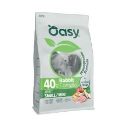 Oasy Monoprotein Adult Small/Mini sausas pašaras su triušiena mažų veislių šunims