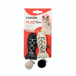 Camon Play pliušinė žuvytė žaislas katėms - Zoobazė.lt