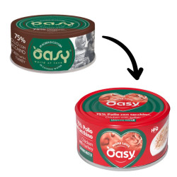 Oasy More Love konservai su vištiena ir kalakutiena katėms - Zoobaze.lt