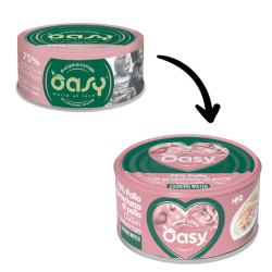 Oasy More Love konservai su vištiena ir kumpiu katėms - Zoobaze.lt