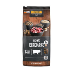 Belcando Adult Iberico & Rice sausas pašaras su kiauliena ir ryžiais šunims - Zoobaze.lt