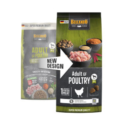 Belcando Adult Grain-Free Poultry sausas pašaras su naminių paukščių mėsa suaugusiems šunims - Zoobaze.lt