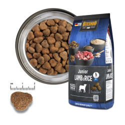 Belcando Junior Lamb & Rice sausas pašaras su ėriena jauniems šunims - Zoobaze.lt