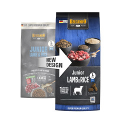 Belcando Junior Lamb & Rice sausas pašaras su ėriena jauniems šunims - Zoobaze.lt