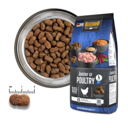 Belcando Junior Grain-Free Poultry sausas begrūdis pašaras su naminių paukščių mėsa jauniems šunims - Zoobaze.lt