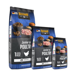 Belcando Junior Grain-Free Poultry sausas begrūdis pašaras su naminių paukščių mėsa jauniems šunims - Zoobaze.lt