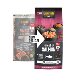 Belcando Finest Grain-Free Salmon sausas begrūdis pašaras su lašiša šunims - Zoobaze.lt