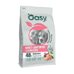 Oasy Monoprotein Adult Light sausas pašaras viršsvorį turintiems šunims - Zoobazė.lt