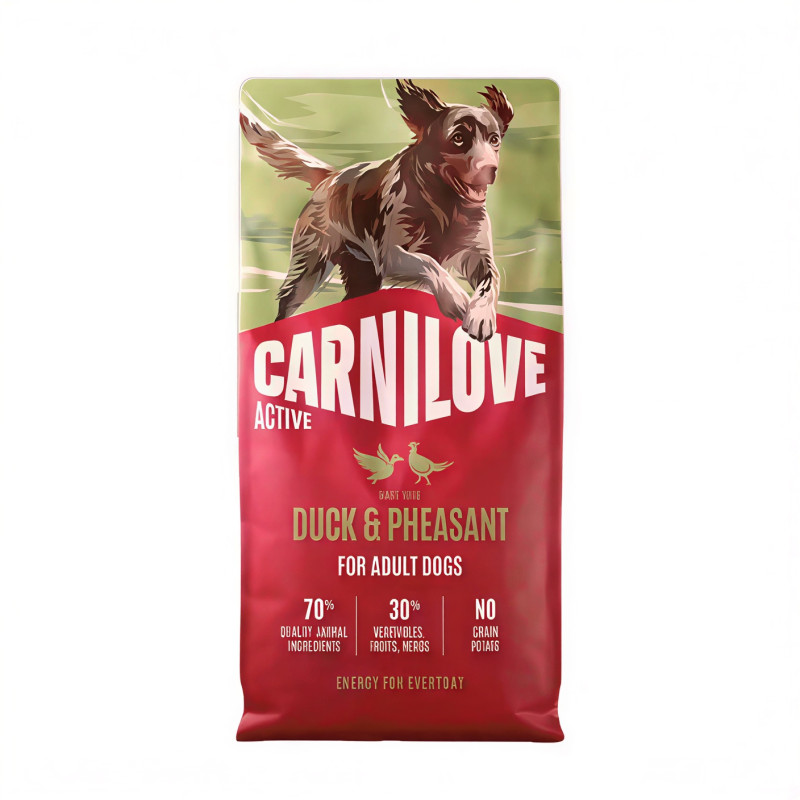 Carnilove Active sausas pašaras su antiena ir fazaniena šunims - Zoobazė.lt