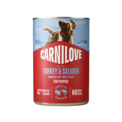 Carnilove Paté paštetas su lašiša ir kalakutiena šuniukams - Zoobazė.lt