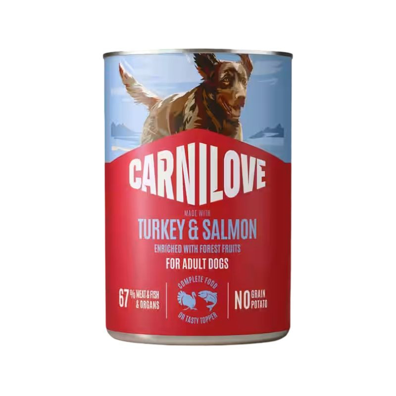 Carnilove Paté paštetas su lašiša ir kalakutiena šunims - Zoobazė.lt