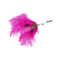 Flamingo Dusty lazdelė su plunksna žaislas katėms