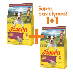 Josera Mini Lamb begrūdis sausas pašaras su ėriena mažų veislių šunims