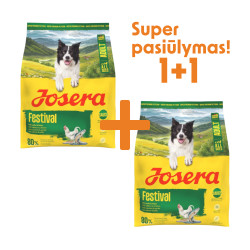 Josera Festival sausas pašaras su lašiša šunims