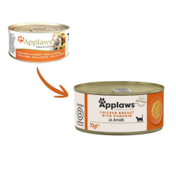 Applaws Cat Chicken Breast & Pumpkin konservai su vištiena ir moliūgu katėms
