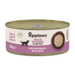 Applaws Taste Toppers in Gravy sauso pašaro pagardas su vištiena ir antiena šunims