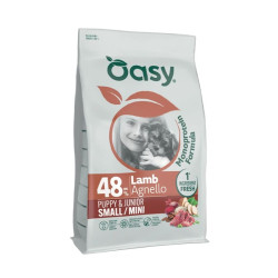 Oasy Monoprotein Puppy Small/Mini sausas pašaras su ėriena šuniukams - Zoobazė.lt