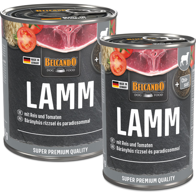Belcando Lamb konservai su ėriena, ryžiais ir pomidorais šunims