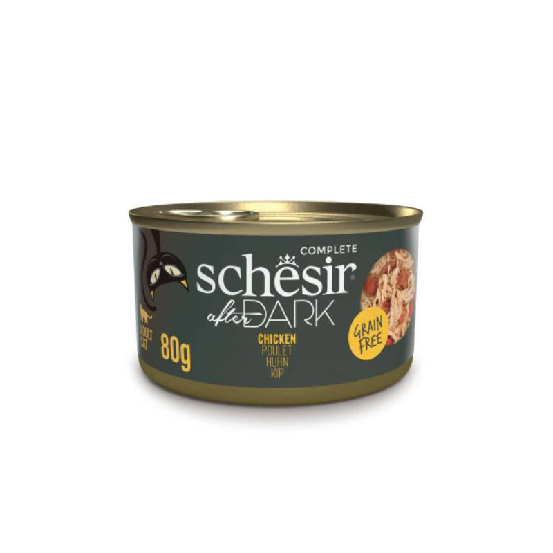 Schesir After Dark konservai su vištiena sultinyje katėms