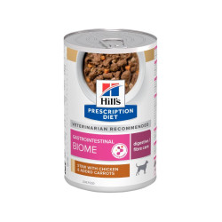 Hill's PD Canine GIBiome Stew konservai su vištiena ir morkomis šunims, 354 g - Zoobazė.lt