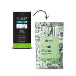 Oliver's Lamb Grain Free Medium sausas maistas su ėriena šunims - Zoobaze.lt