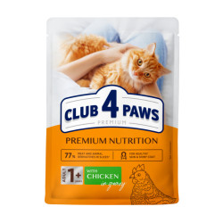 Club 4 Paws Premium guliašas su vištiena padaže katėms