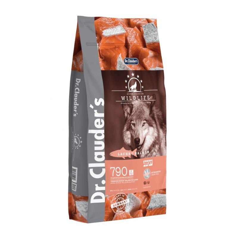 Dr.Clauder's Wildlife salmon sausas pašaras šunims