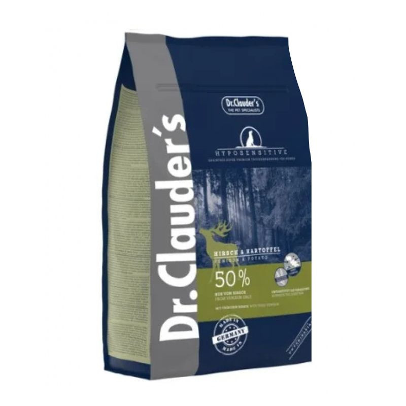 Dr.Clauder's Hyposensitive Deer & Potato sausas pašaras šunims