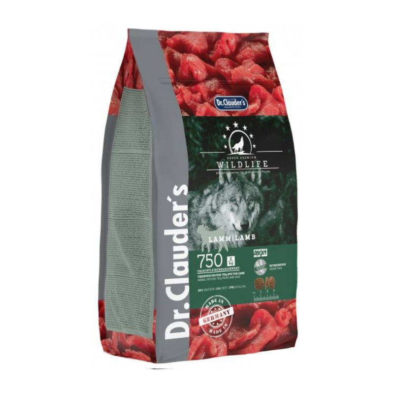 Dr.Clauders Wildlife Lamb sausas pašaras šunims