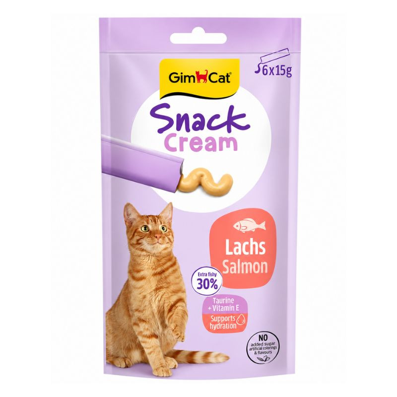 GC Snack Cream kreminiai skanėstai su lašiša katėms